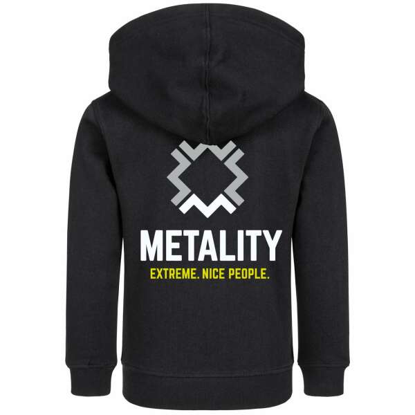 Metality (Logo) - Kinder Kapuzenjacke