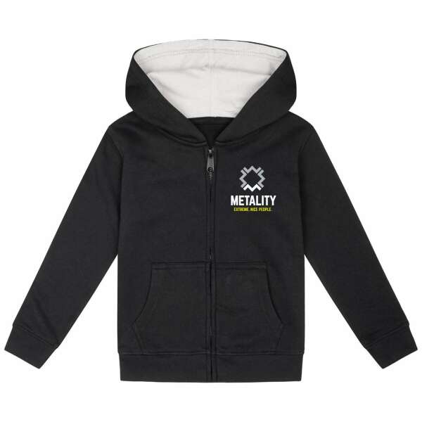 Metality (Logo) - Kinder Kapuzenjacke