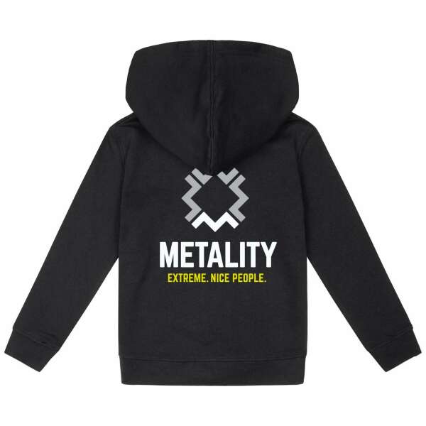 Metality (Logo) - Kinder Kapuzenjacke